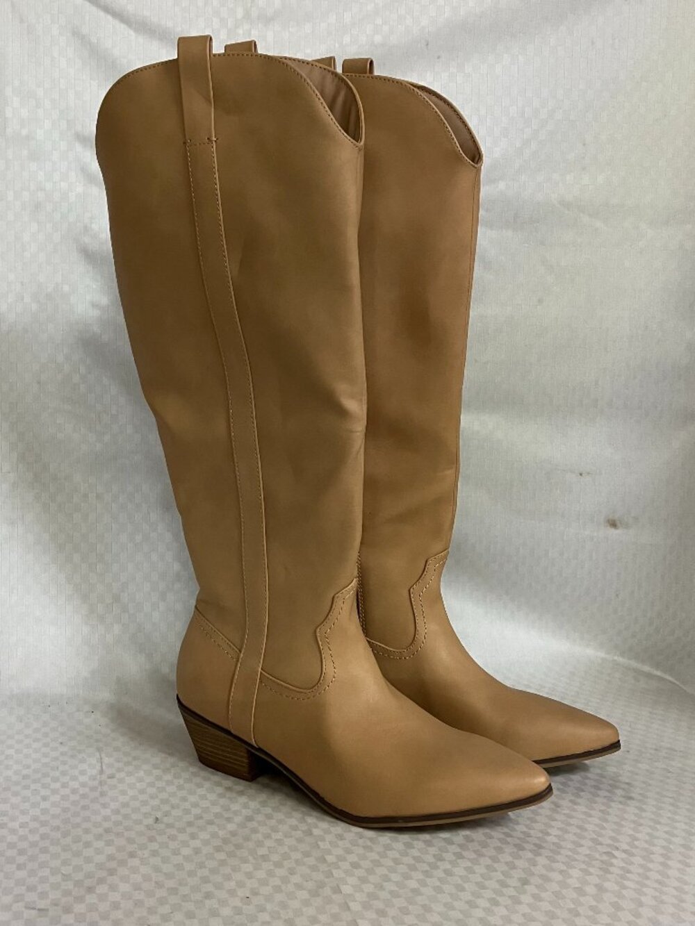 Universal Thread Boots Women's Size 11 Light Brown Sommer Western Knee Height